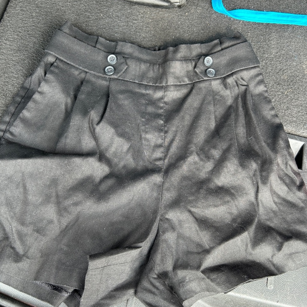 Express Black High Waist Shorts with Tailored Fit
